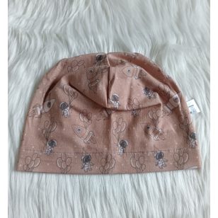 Barna űrhajós egy rétegű beanie sapka